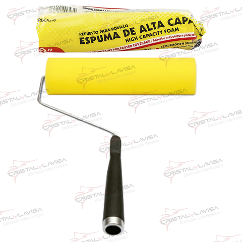 RE-EA3/8 RODILLO ESPUMA ALTA CAPACIDAD NO. 9 3/8 BROTIMEX       Empaque de 5