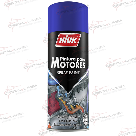 HIU454 PINTURA SP. AZUL FORD P/MOTORES HIUK                   Empaque de 6