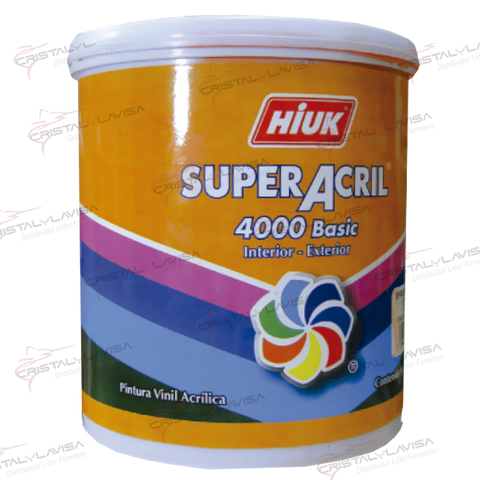 10008082 PINTURA SUPERACRIL4000 MANDARINA (380) 1LT HIUK        Empaque de 5