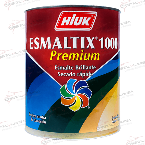 5005044 PINTURA ESMALTIX 1000 ROJO FUEGO 4 LTS HIUK            Empaque de 1