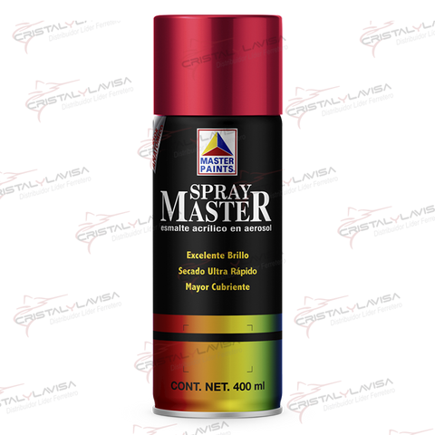 MAS805 PINTURA SP. BERMELLON BRILLANTE 400ML MASTER           Empaque de 6