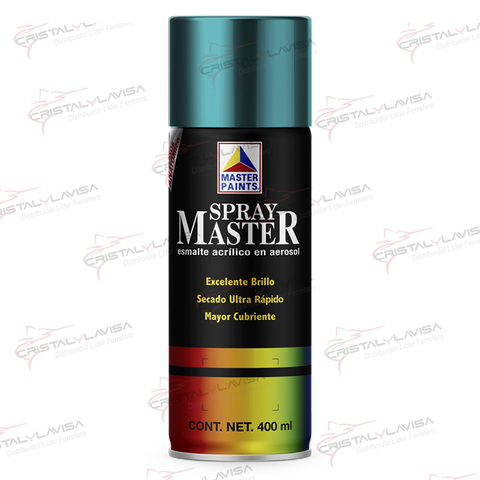 MAS809 PINTURA SP. AZUL HOLANDES BRILLANTE 400ML MASTER       Empaque de 6