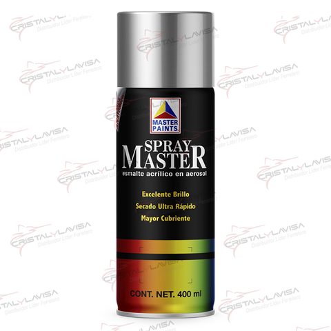 MAS810 PINTURA SP. TRANSPARENTE BRILLANTE 400ML MASTER        Empaque de 6