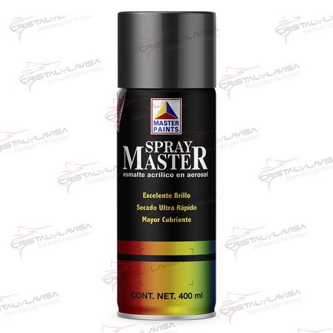 MAS856 PINTURA SP. GRIS BRILLANTE 400ML MASTER                Empaque de 6