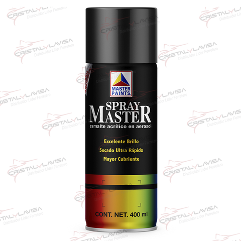 MAS801 PINTURA SP. BLANCO MATE 400ML MASTER                   Empaque de 6