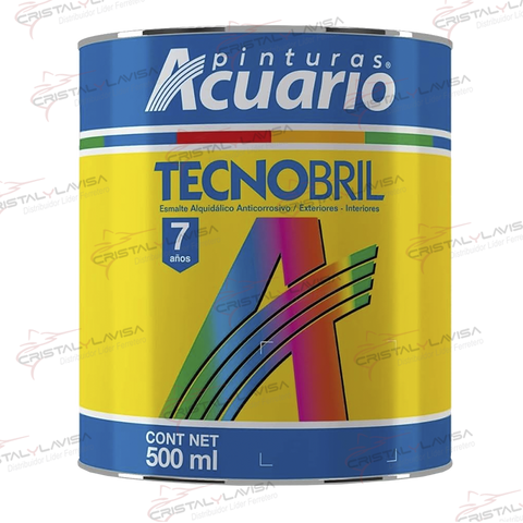 EV20005 PINTURA ESMALTE BLANCO 500ML TECNOBRIL                 Empaque de 5