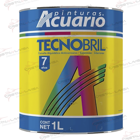 EV20010 PINTURA ESMALTE BLANCO 1 LT TECNOBRIL                  Empaque de 4