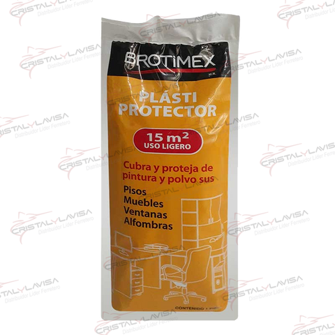 PPL-15 PLASTI PROTECTOR USO LIGERO 15 MT BROTIMEX             Empaque de 20